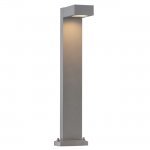 SLV 232294 Quadrasyl SL 75 Outdoor Bollard Light Silver Grey