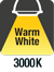 3000K Warm White LED