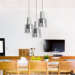 LEDS-C4 KHOI LED PENDANT LIGHT IN CONCRETE GREY AND GLASS.