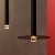 LEDSC4 CANDLE PENDANT LIGHT BLACK 00-6017-60-60