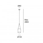 LEDS-C4 ATTIC Pendant E27 00-7388-05-05