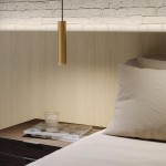 LEDSC4 Prolix surface mounted 7.6W LED pendant light mattte gold 00-8513-DN-DN