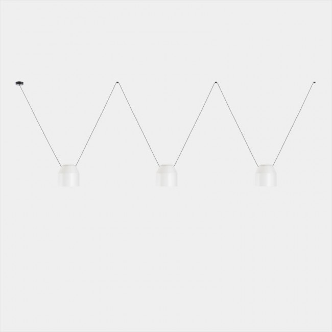 LEDSC4 Attic 3 Bodies Hexagonal Shape 2200mm Side - White 00-9047-05-14