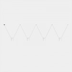 LEDSC4 Attic 4 Bodies Hexagonal Shape 1200mm Side - White 00-9048-05-14