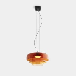 LEDSC4 Levels Triple Shade Pendant Light Amber – 00-A041-05-15
