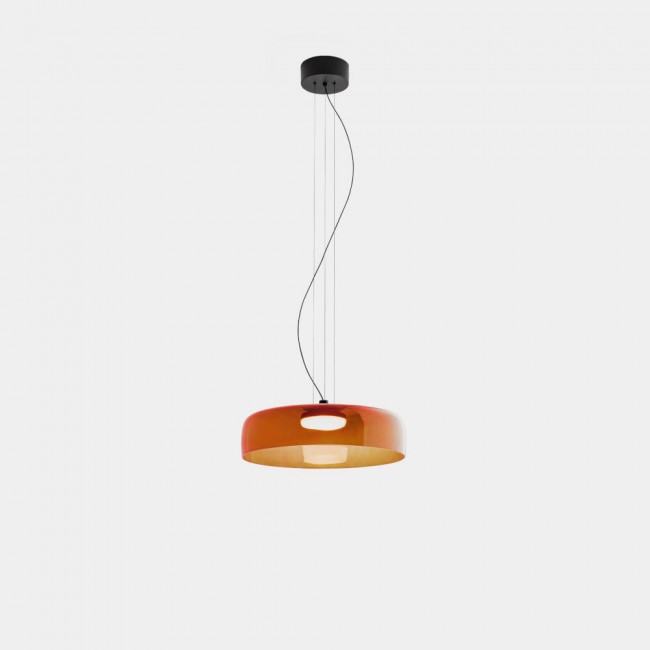 LEDS C4 Levels 1 Body Ø420mm Amber Glass – 00-A050-05-15