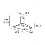 Tubs 900mm Pendant Light - 00-A122-05-M1