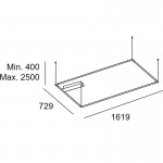 LEDSC4 Tubs Modular Rectangular Horizontal Pendant Light 00-A128-05-M1
