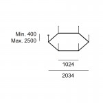 LEDSC4 Tubs Modular Hexagonal Pendant Light 00-A131-05-M1