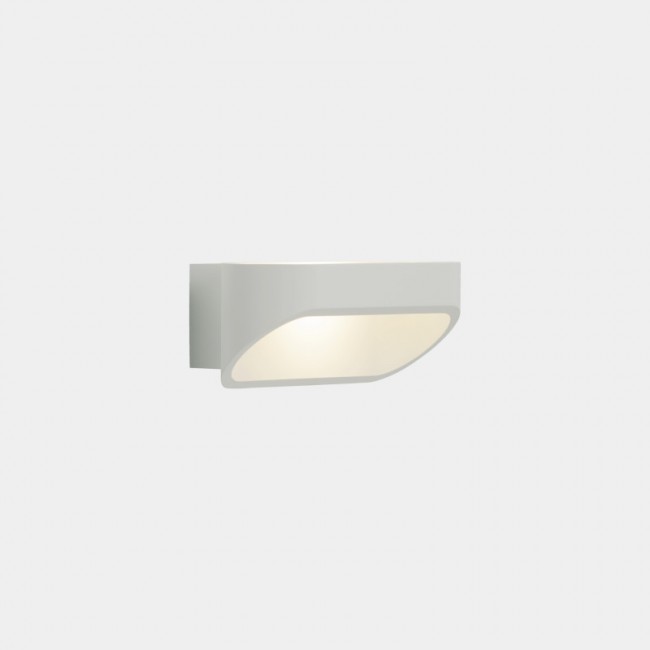 LEDS-C4 OVAL 4.8W UP/DOWN LED WALL LIGHT MATT WHITE