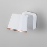 LEDS-C4 DRONE LED WALL / CEILING LIGHT IN MATT WHITE AND COPPER