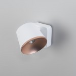 LEDS-C4 DRONE LED WALL / CEILING LIGHT IN MATT WHITE AND COPPER