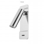 LEDS C4 Reading lights Lire Switch LED 2.2W 2700K 125lm White / Chrome / Satin Nickel