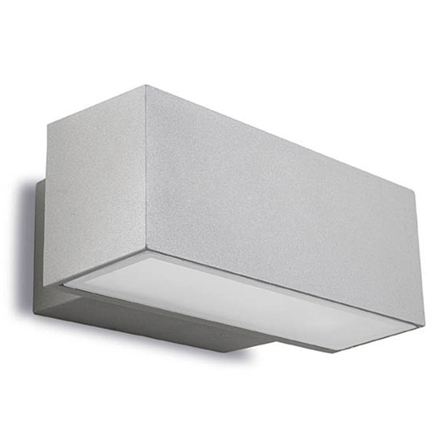 LEDS-C4 AFRODITA 19W OUTDOOR LED WALL LIGHT, WARM WHITE LIGHT, GREY FINISH, 05-9879-34-CL