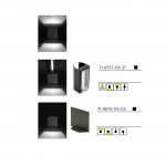 LEDS-C4 AFRODITA G12 OUTDOOR WALL LIGHT 05-9577-34-37