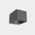 LEDSC4 Wilson Square Black Wall Light 3000K – 05-9683-60-CL