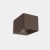 LEDSC4 Wilson Square Brown Wall Light – 05-9683-J6-CK