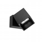 CUBUS ADJUSTABLE OUTDOOR LED WALL LIGHT, WARM WHITE LIGHT, URBAN GREY FINISH.