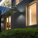LEDS-C4 COSMOS 33W LED WALL LIGHT, WARM WHITE LIGHT,  URBAN GREY FINISH, 05-9956-Z5-CL