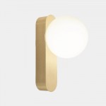 LEDSC4 Perlina Wall Fixture IP DALI 2 - Matte Gold Finish 05-A077-DN-DN