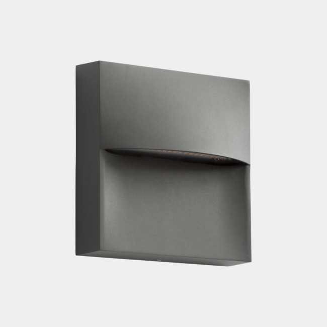 LEDS C4 Sam 180mm Wall Light Urban Grey – 05-E058-Z5-EH