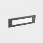 LEDS C4 Micenas Symmetrical Recessed Wall Light Urban Grey – 05-E183-Z5-EH