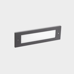 LEDS C4 Micenas Symmetrical Recessed Wall Light Urban Grey – 05-E183-Z5-EH