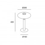 LEDS-C4 H Table Lamp Black 10-7742-05-05