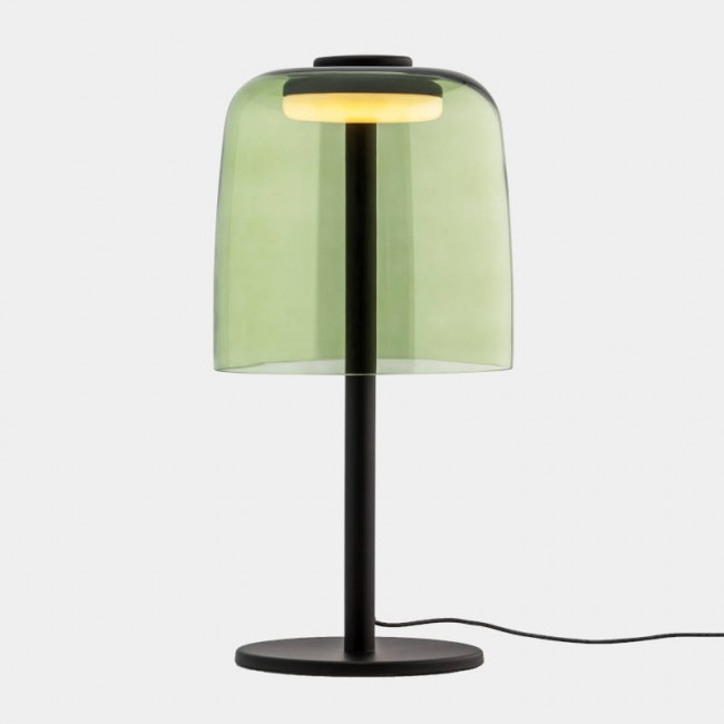 LEDSC4 LEVELS Table lamp green glass ø220mm LEVELS Table lamp green ø220mm