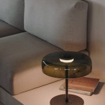 LEDSC4 LEVELS Table lamp green glass ø420mm LEVELS Table lamp green glass ø420mm