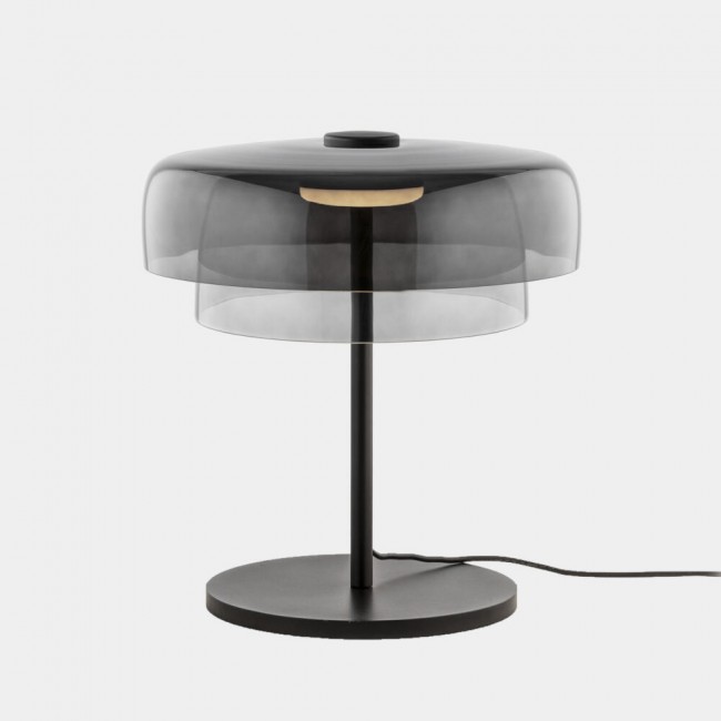 LEDS C4 Levels Table Lamp 2 Bodies Fumé Glass – 10-A005-05-12