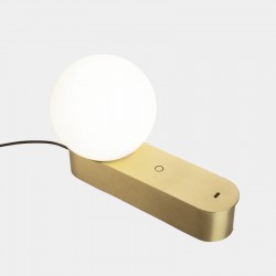 LEDSC4 Perlina Table Lamp LED 8.8W - Matte Gold Finish 10-A078-DN-DN