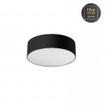 LEDS-C4 LUNO SURFACE MOUNTED CEILING LIGHT, 30W LED. WARM WHITE LIGHT, BLACK FINISH, 15-5922-60-OU