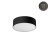 LEDSC4 LUNO SURFACE MOUNTED CEILING LIGHT, 52W LED. NEUTRAL WHITE LIGHT, BLACK FINISH, 1.10V DIMMABLE, 15-5925-60-RU