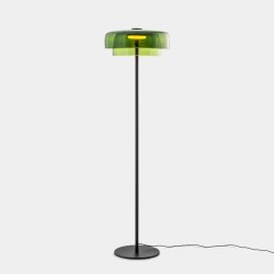 Levels Floor Lamp 2 Bodies Ø420mm + Ø320mm Green – 25-A002-05-08