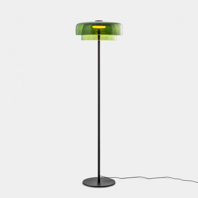 Levels Floor Lamp 2 Bodies Ø420mm + Ø320mm Green – 25-A002-05-08