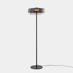 Levels Floor Lamp 2 Bodies Ø420mm + Ø320mm Fumé – 25-A002-05-12
