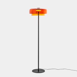 Levels Floor Lamp 2 Bodies Ø420mm + Ø320mm Amber – 25-A002-05-15