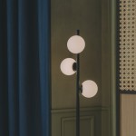 LEDSC4 Perlina Floor Lamp LED 22.9W - Black Finish 25-A076-60-60