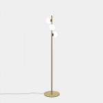 LEDSC4 Perlina Floor Lamp LED 22.9W - Matte Gold Finish 25-A076-DN-DN