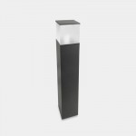 LEDS-C4 CUBIK 900mm E27 Outdoor Bollard Light Urban Grey 55-9549-Z5-M3