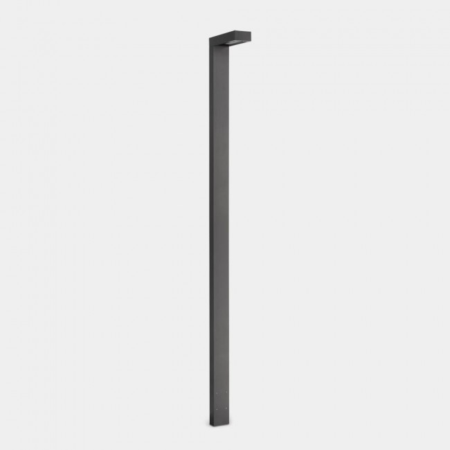 Ele 1 Head Streetlight Urban Grey 2200K H2400mm – 55-E105-Z5-CW