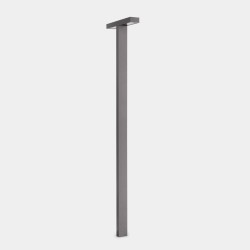 Ele 2 Heads Streetlight Grey 2200K H2400mm – 55-E106-34-CW