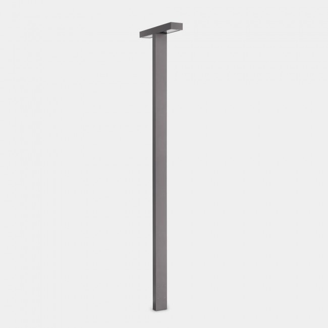 Ele 2 Heads Streetlight Grey 2200K H2400mm – 55-E106-34-CW