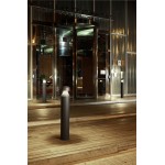 LEDS-C4 CILIN OUTDOOR LED BOLLARD LIGHT, URBAN GREY FINISH, 55-9890-Z5-CM
