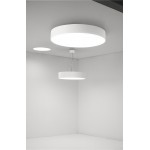 LEDS-C4 LUNO SURFACE MOUNTED CEILING LIGHT, 146W LED. WARM WHITE LIGHT, WHITE FINISH, 15-5928-14-OU