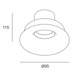 PLAY Soft AG49-13 11.9W LED Downlight - fixed