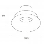 PLAY Soft AG49-P7 6.4W LED Downlight - fixed