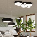 Sollux Pendant lamp ARENA 45 black