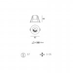 FORLIGHT BALA IP65 7.6W LED DOWNLIGHT DIMMABLE